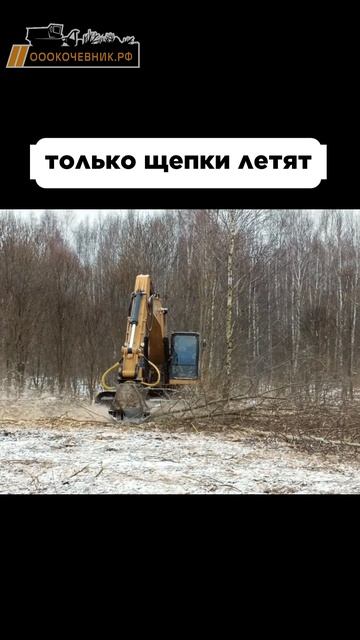 🌳🚜В субботу на канале вышло видео, в котором мы показали работу тяжелых гусеничных экскаваторов смотреть онлайн