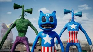 Сиреноголовый, Халк и Мультяшный кот. Полная версия