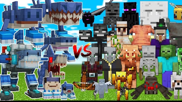 ВСЕ ВИДЫ ТРАЛАЛЕЙЛО ТРАЛАЛА против ВСЕХ МОБОВ MINECRAFT смотреть онлайн