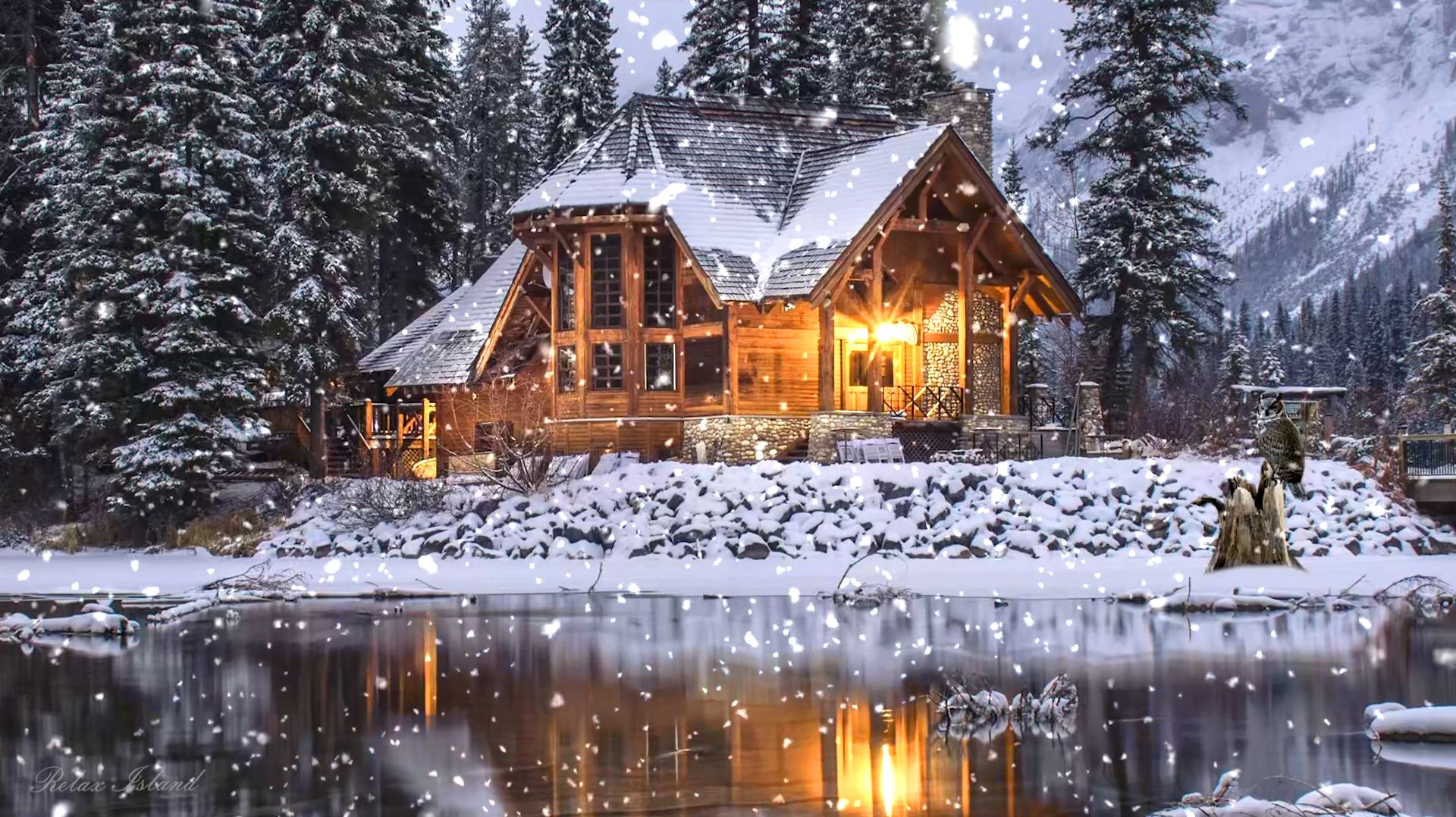 НЕВЕРОЯТНО КРАСИВАЯ УСПОКАИВАЮЩАЯ МУЗЫКА ДЛЯ СНА 🎵 ЗИМНЯЯ ПЛАВНАЯ РАССЛАБЛЯЮЩАЯ МУЗЫКА ДЛЯ ДУШИ смотреть онлайн