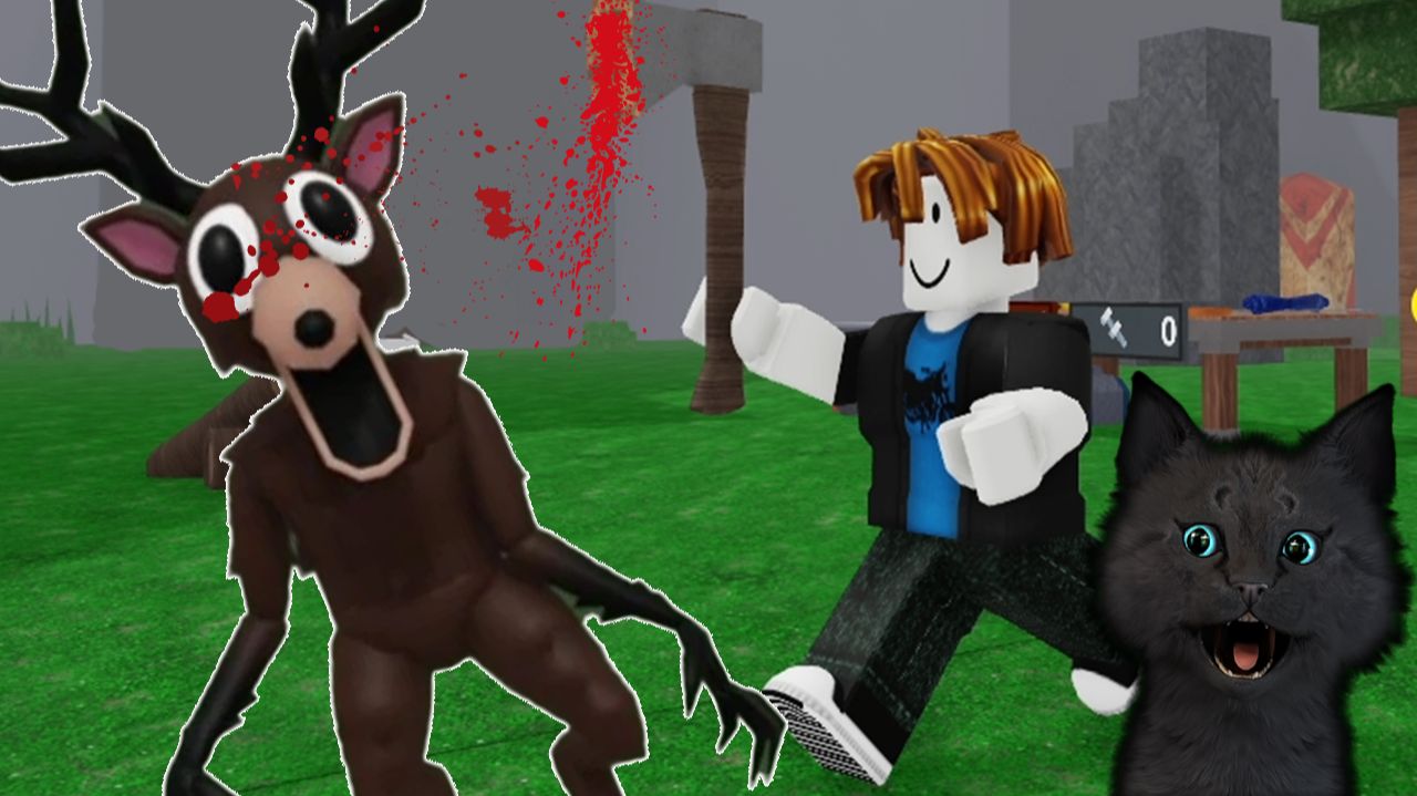 99 НОЧЕЙ В ЛЕСУ Roblox 🐱 СУПЕР КОТ ВЫЖИВАЛ ОДИН В ЛЕСУ С КАКИМ ТО ЛОСЕМ 🐱 ВЫЖИВАНИЕ Роблокс #1 смотреть онлайн