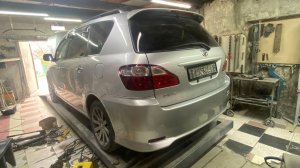 Toyota Ipsum Рихтовка заднего крыла, рихтовка порога