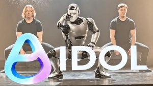 Настоящее видео презентации робота AIDOL, а не фейк с падением.