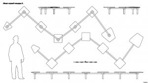 Объект игровой площадки E. Playground object E. Drawings.
