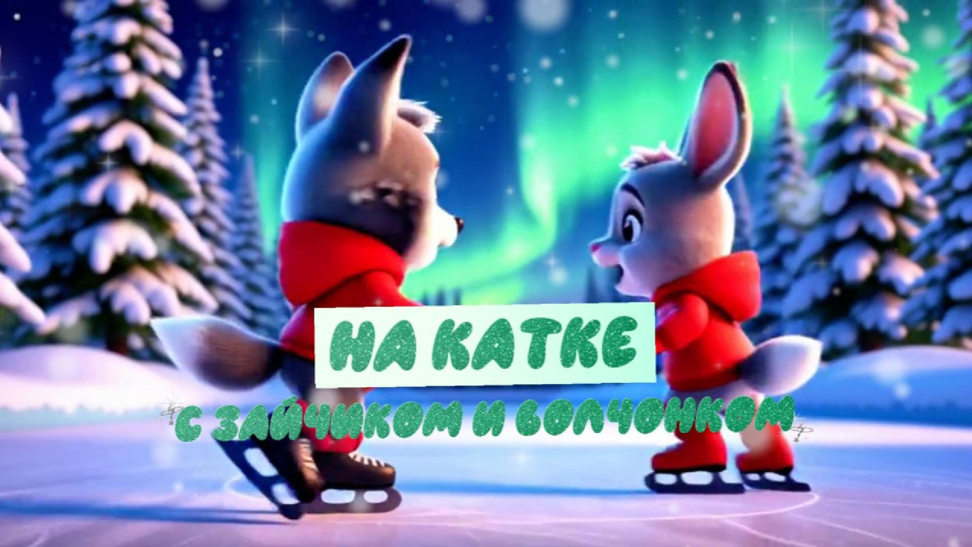 ❄️НА КАТКЕ С ЗАЙЧИКОМ И ВОЛЧОНКОМ❄️🎄 смотреть онлайн