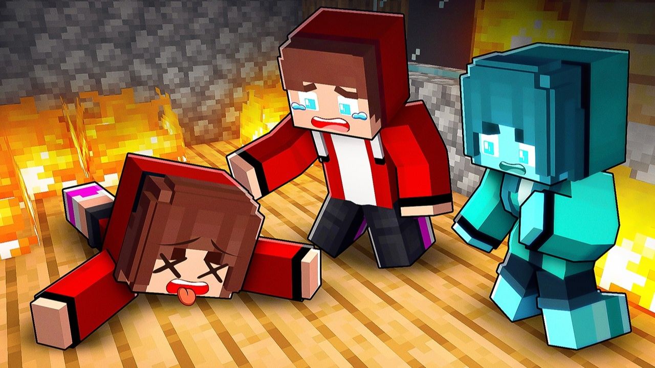 Девушка Джей Джея из R.I.P. - Печальный финал - Майнкрафт анимация смотреть онлайн