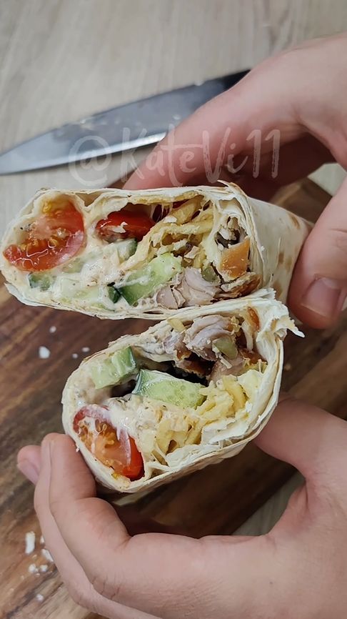 Домашняя шаурма, шаверма, донер. ВКУСНО и просто смотреть онлайн