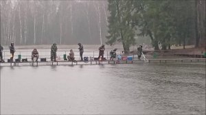 Очень хороший клёв форели со старта. Рыбалка на спортивной зоне в Клёвом месте лосиный остров.