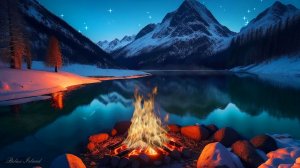🔥 НЕВЕРОЯТНО КРАСИВАЯ МУЗЫКА ДЛЯ ДУШИ У КОСТРА В ГОРАХ 🎵 УСПОКАИВАЮЩАЯ МУЗЫКА ДЛЯ СНА НА ОЗЕРЕ