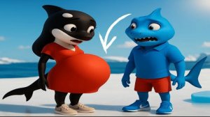 Оркалеро Оркала беременна от Тралалеро Тралала. Скоро появятся младенцы Тралалерито