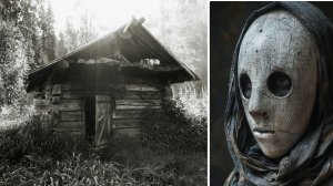 Избушка из другого мира иногда появляется в тайге