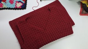 Вязовлог 42'25 Работаю с платьем// Видео одного процесса// Органайзер в подарок