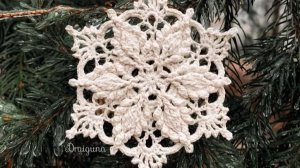✨Снежинка крючком № 1/2025 ✨