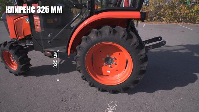 Мини-трактор Kubota NeoStar 27 л.с. с кабиной смотреть онлайн