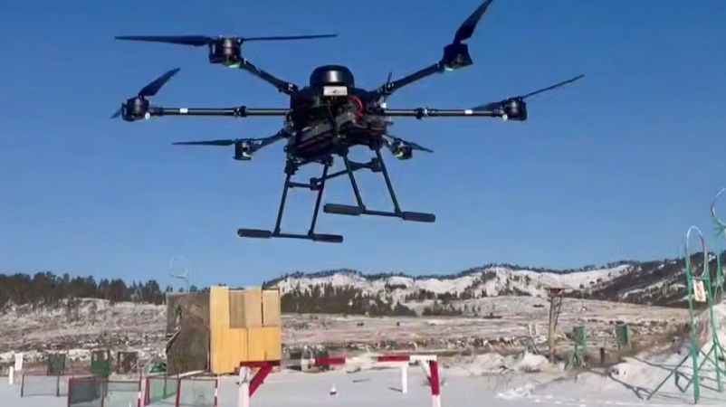 Испытания российского гексакоптера 