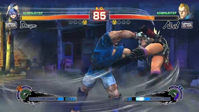 Ultra Street Fighter IV Decapre VS Abel смотреть онлайн