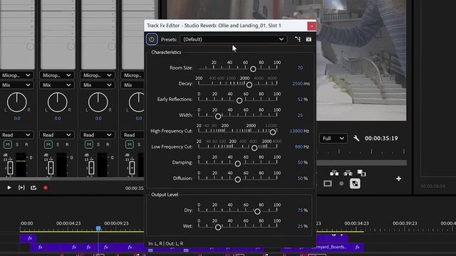 51 Applying Reverb to the Audio Track Mixer смотреть онлайн