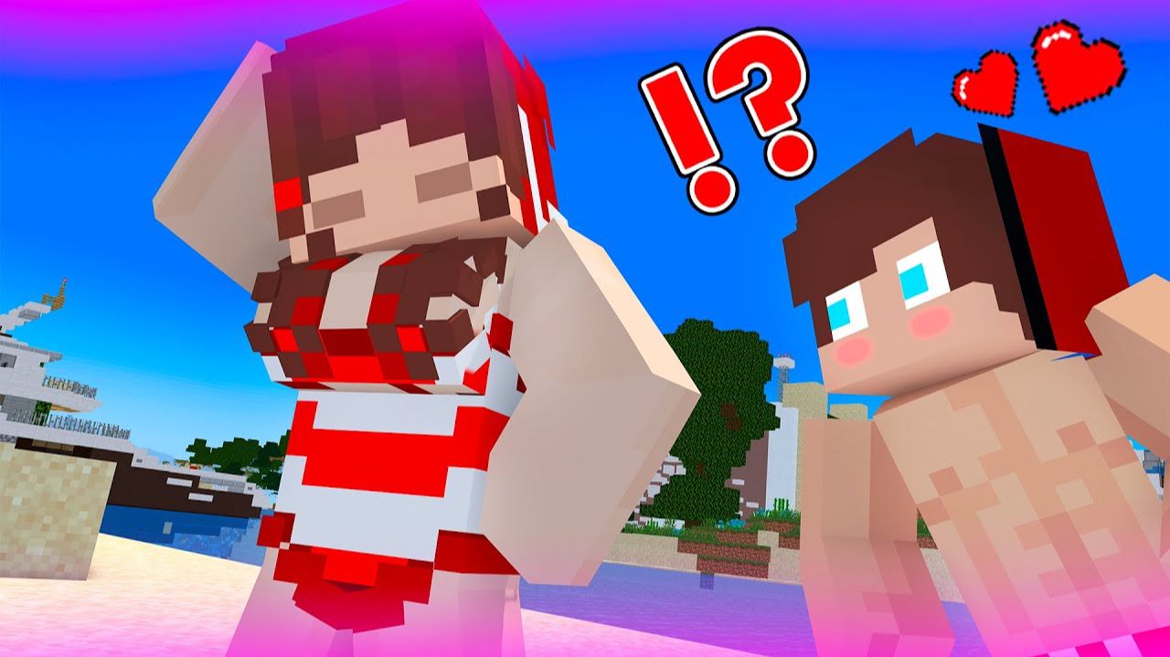 Новый купальник для девочки Джей Джей- Майнкрафт анимация