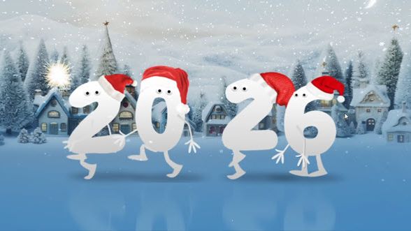 Новогодний футаж - С Новым 2026 Годом! смотреть онлайн