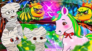 Единорожки(5 серия) 🦄Злющие Гусеницы🐛 в Заколдованном Лесу🌳Сила Единорогов помоги🦄🦄🦄