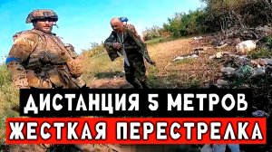 Перестрелка между бойцами РФ и наёмниками. Дистанция боя 5 метров. Гениальный штурм