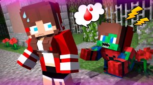 Джей Джей, Человек-паук, Зомби атакуют девушку Джей Джей!!  - Анимация для Майнкрафта