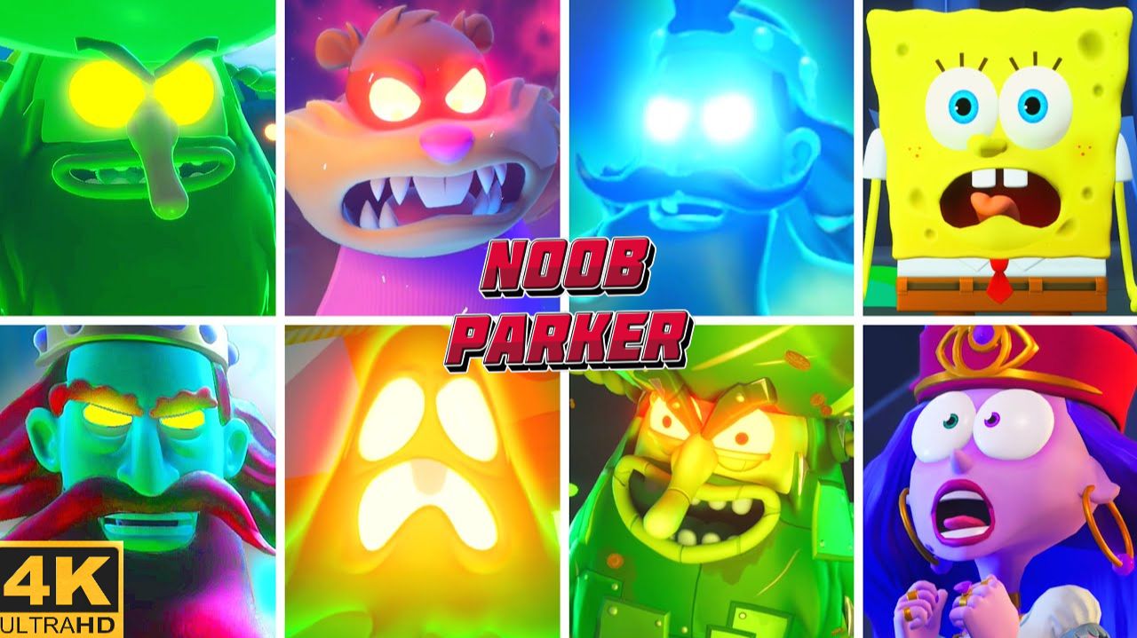 Спанч Боб Все боссы + концовка 4K Sponge Bob Square Pants Titans of the Tide смотреть онлайн