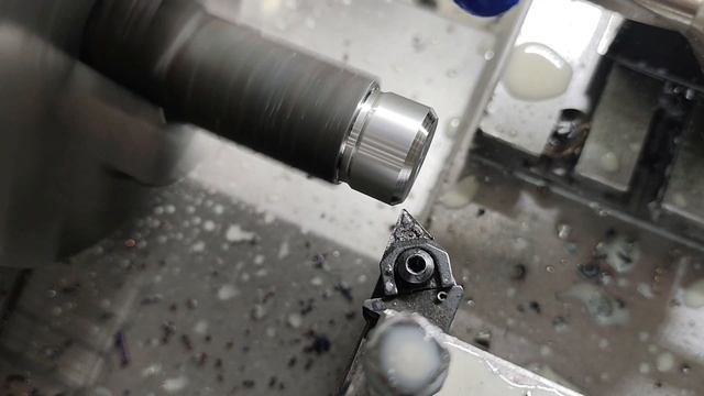 Обработка детали на токарном станке с ЧПУ смотреть онлайн