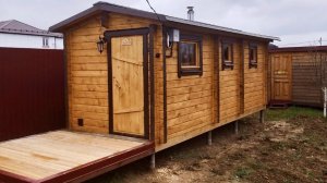 Баня с подиумом под купель