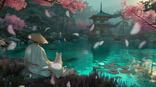 Сад кицуне - Древня музыка Китая, фоновая музыка для расслабления и отдыха смотреть онлайн