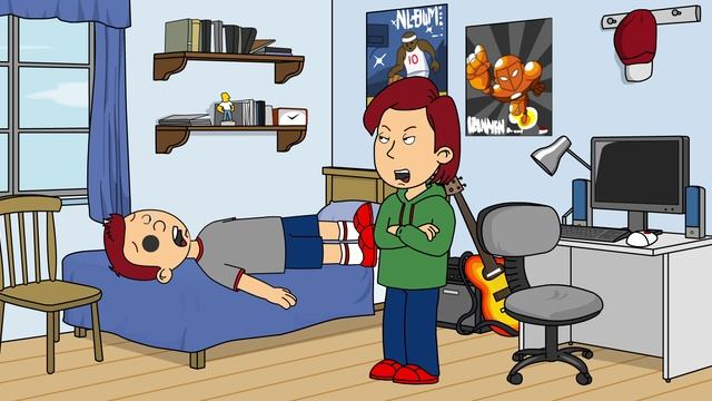 Classic Caillou gets assaulted смотреть онлайн