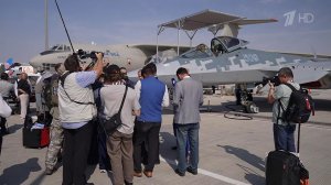 На авиасалоне в Дубае представили экспортную версию российского истребителя Су-57.