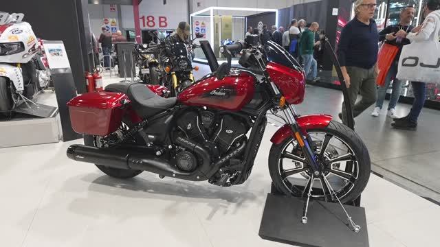 Колекция мотоциклов Indian на выставке EICMA Италия 2025 смотреть онлайн