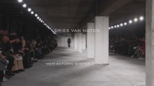 Показ мужской коллекции Dries Van Noten осень-зима 2024-2025