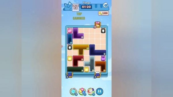 Как пройти Уровень 58 в Drop the Cat! (Решение)