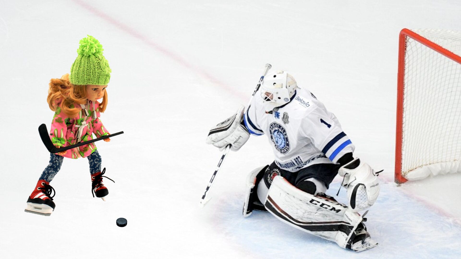 КОНЬКИ ХОККЕЙНЫЕ ДЛЯ КУКЛЫ PAOLA REINA. МОДЕЛЬ №4