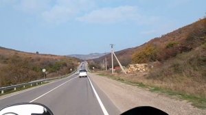 Анапа. 16.11.2025. Едем из Сукко в Анапу. Яндекс доставка мото.