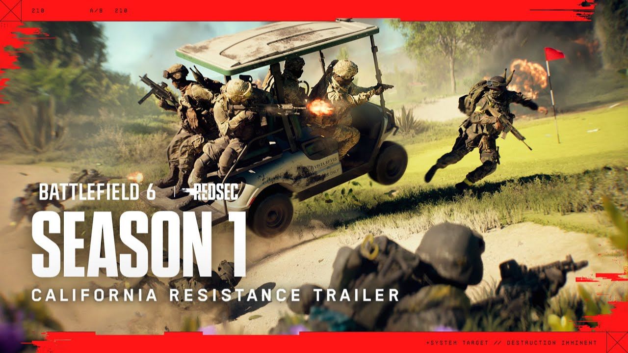 Electronic Arts показала геймплей трейлера обновления California Resistance для Battlefield 6 смотреть онлайн