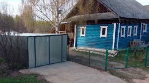 Гараж из профлиста. Сборка, обустройство и подъёмные ворота