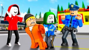 Крошка Майки становится полицейским! Анимация Роблокс