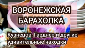 ВОРОНЕЖСКАЯ БАРАХОЛКА| КУЗНЕЦОВ, ГАРДНЕР И ДРУГИЕ УДИВИТЕЛЬНЫЕ НАХОДКИ ✨