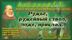 Аксаков С.Т. «Записки ружейного охотника...» Часть №1