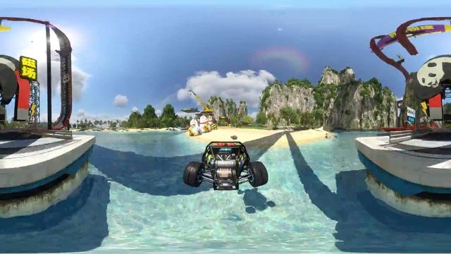 Trackmania Turbo - 360° demo – Lagoon Rollercoaster смотреть онлайн