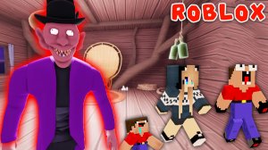 2 НУБА И ДЕВУШКА ПРО ДЕЛАЮТ ПОБЕГ ОТ МИСТЕРА СУББОТЫ В РОБЛОКС