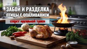 Как забить и разделать курицу с опаливанием 🐔🔥