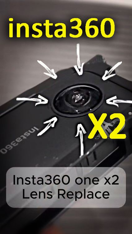 Insta360 one x2 замена линзы | Lens replacement смотреть онлайн
