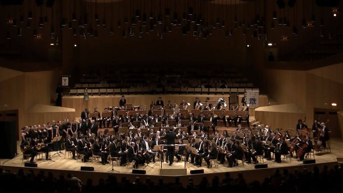 Salve Rociera. Bis. Banda de Ejea de los Caballeros. Sala de Mozart de Zaragoza.Auditorio