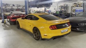 Отстрелы выхлопа Mustang 2.3 Ecoboost
