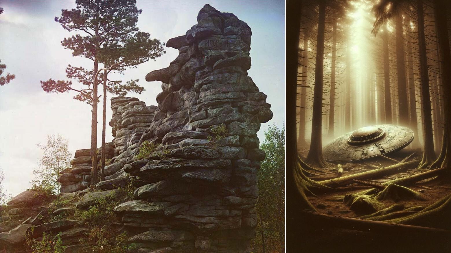 Ученый в Чертовом городище попал в иную реальность смотреть онлайн