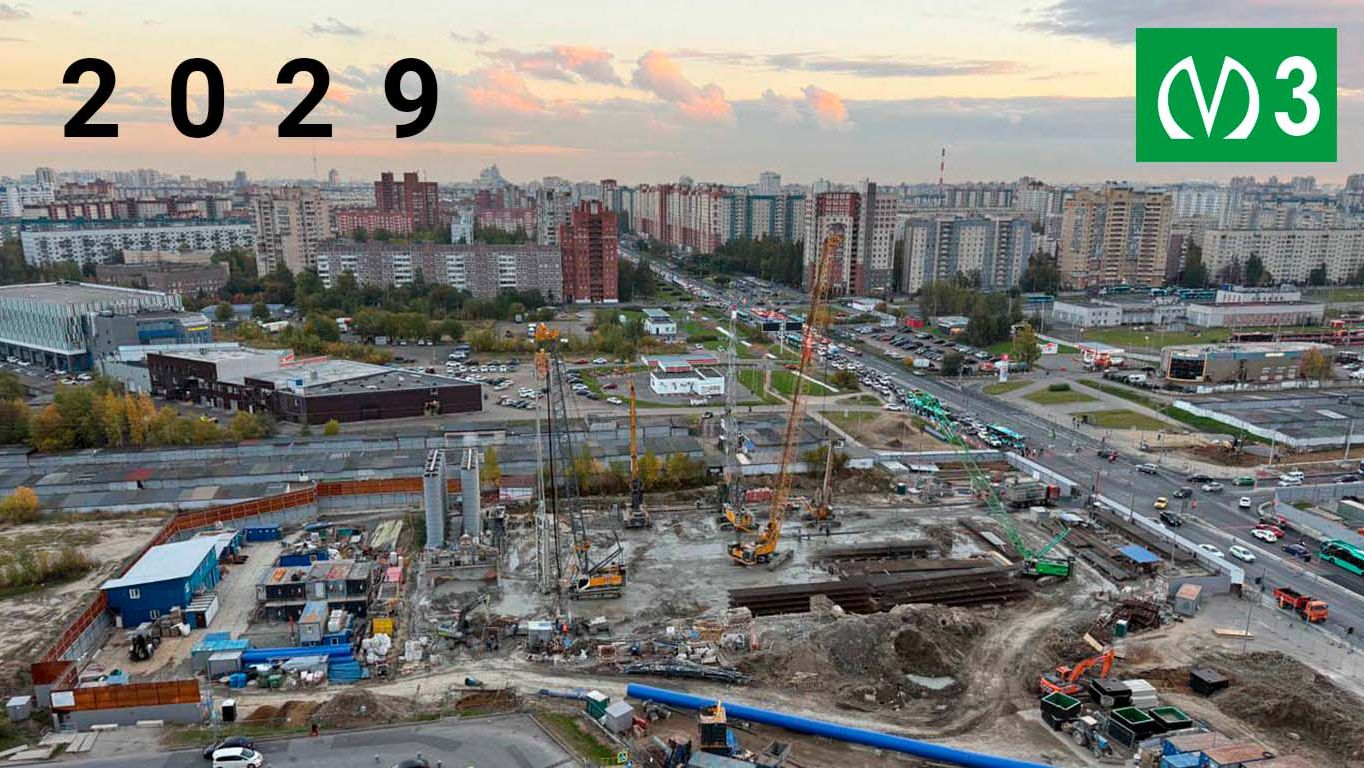 Обзор новых станции метро зеленой линии в СПб 